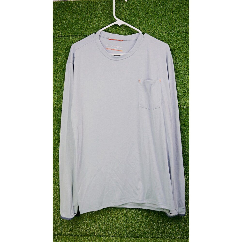 Grundens Shorebreak LS Crew "Surf" Color - Men's Size XXL